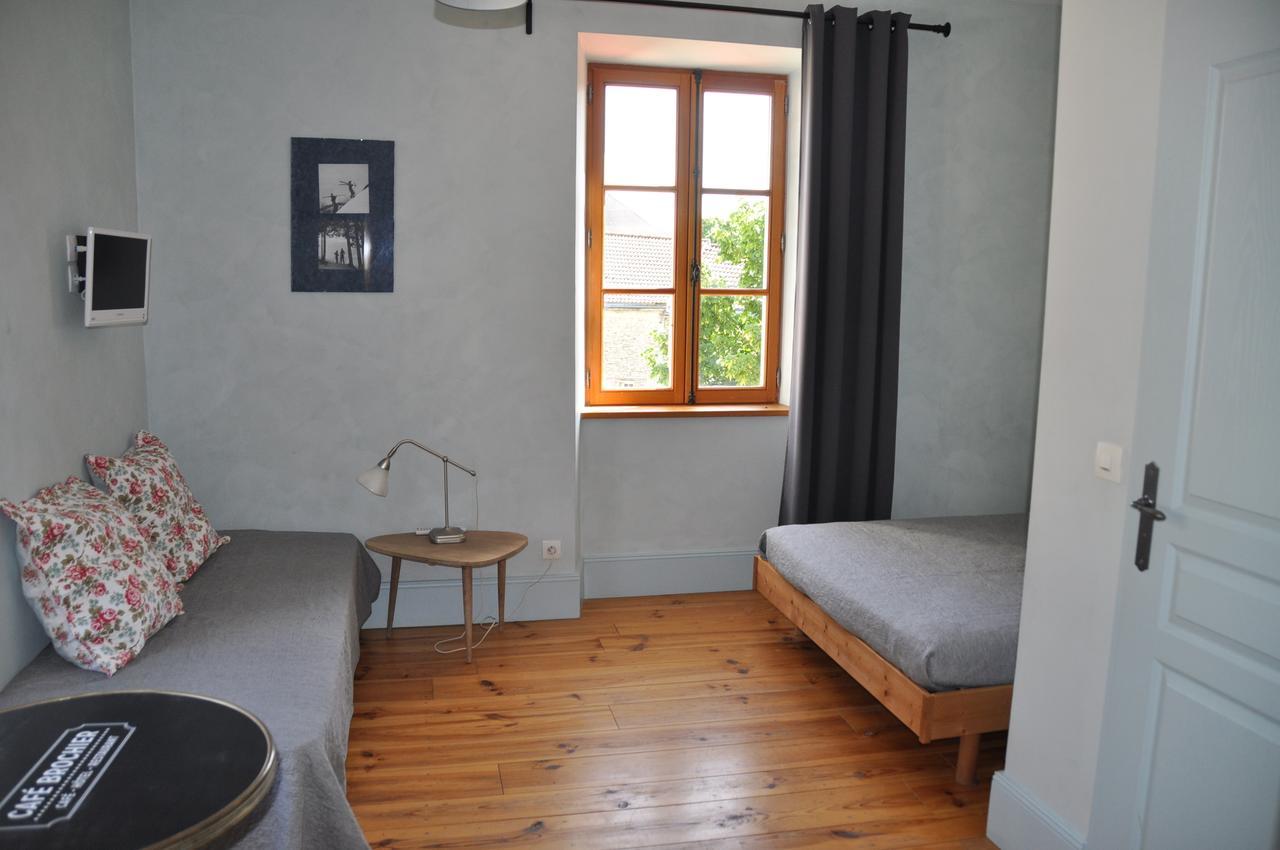 Saint-Julien-en-Vercors Cafe Brochier Hotel חדר תמונה